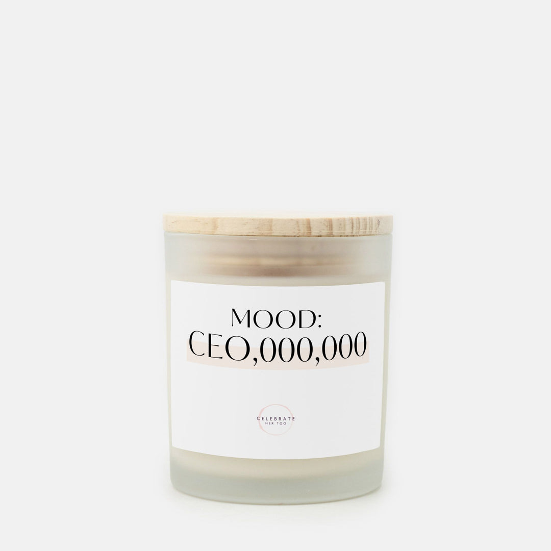 Mood: CEO,000,000 - Candle Frosted Glass (11 oz)