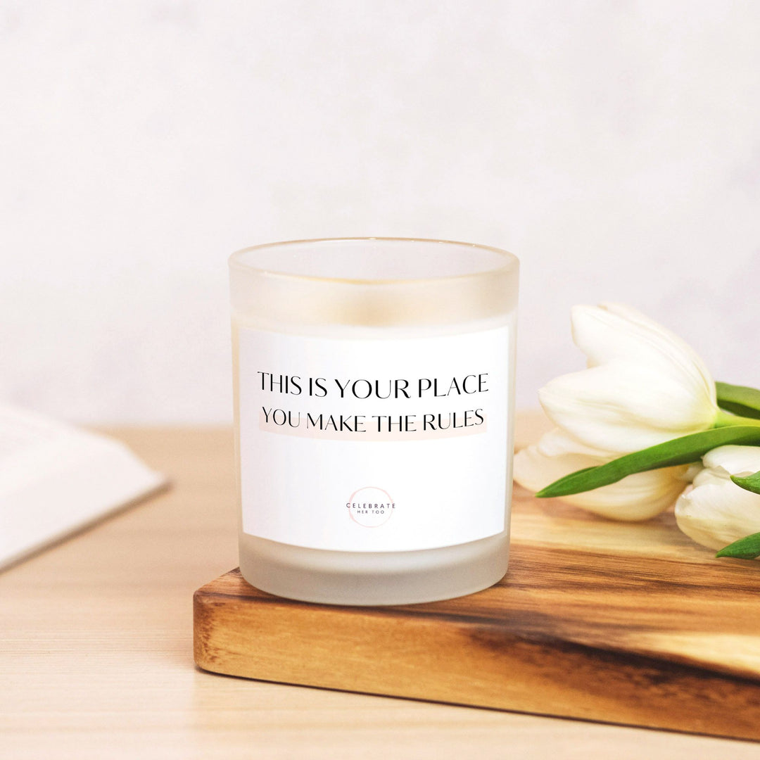 This Is Your Place - Candle Frosted Glass (11 oz)