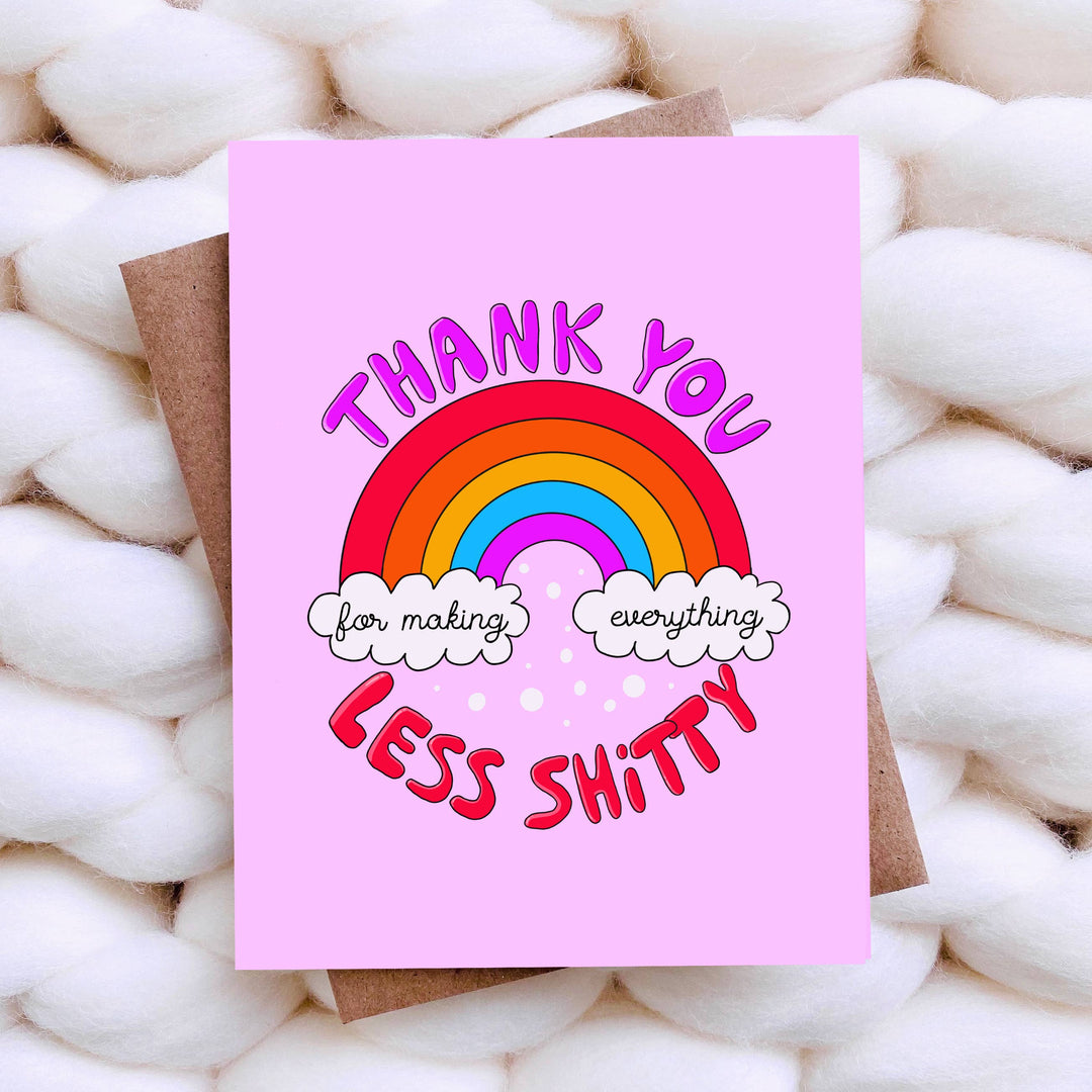 Thank you - Funny Valentines Day Card / Friend Card