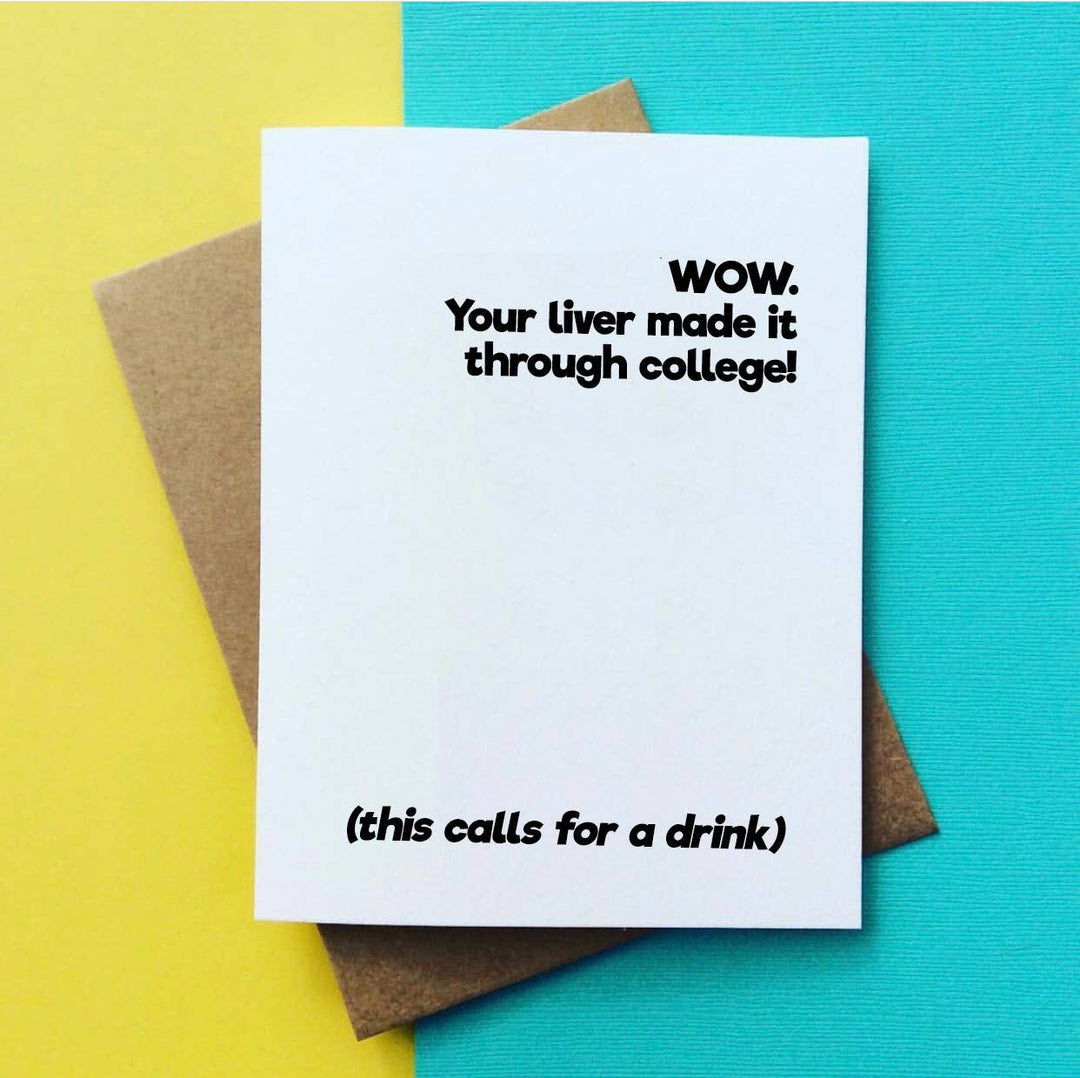 Congrats to your Liver Funny Graduation Card