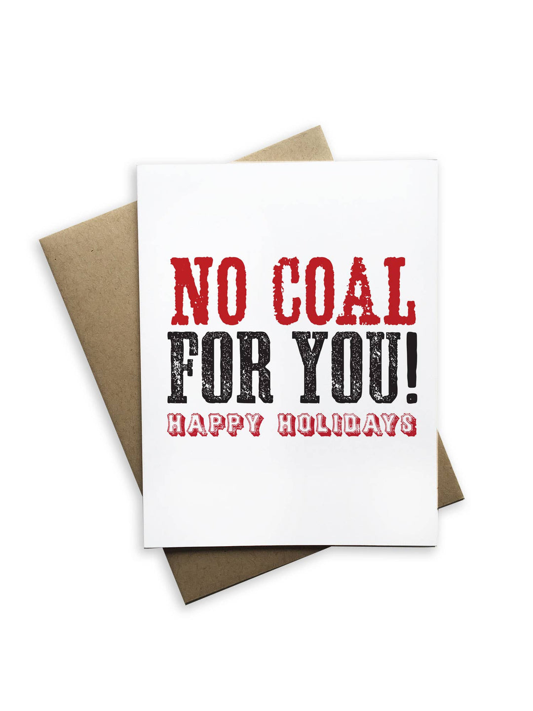 No Coal For You Card