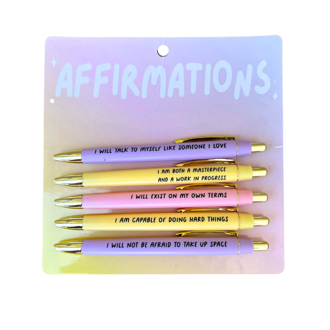 Affirmations Pen Set