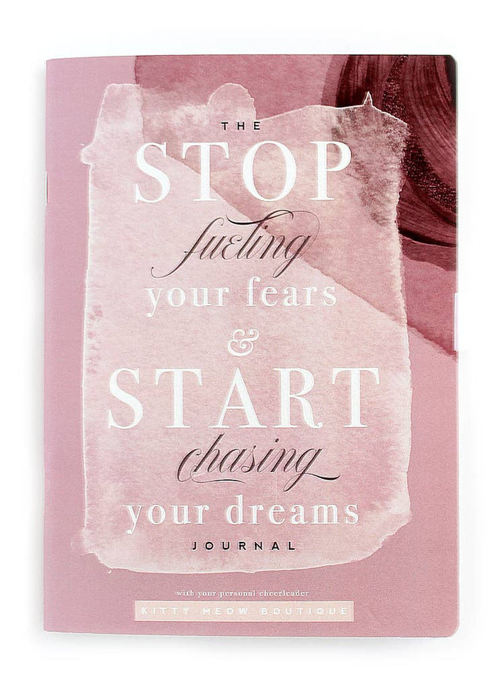 Stop Fueling Your Fears, Rose -  Inspirational Notebook,