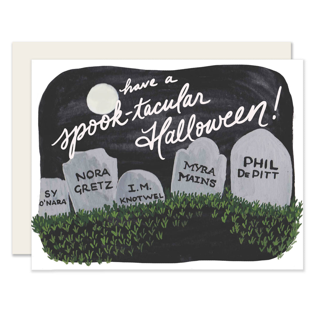 Halloween Tombstones Card