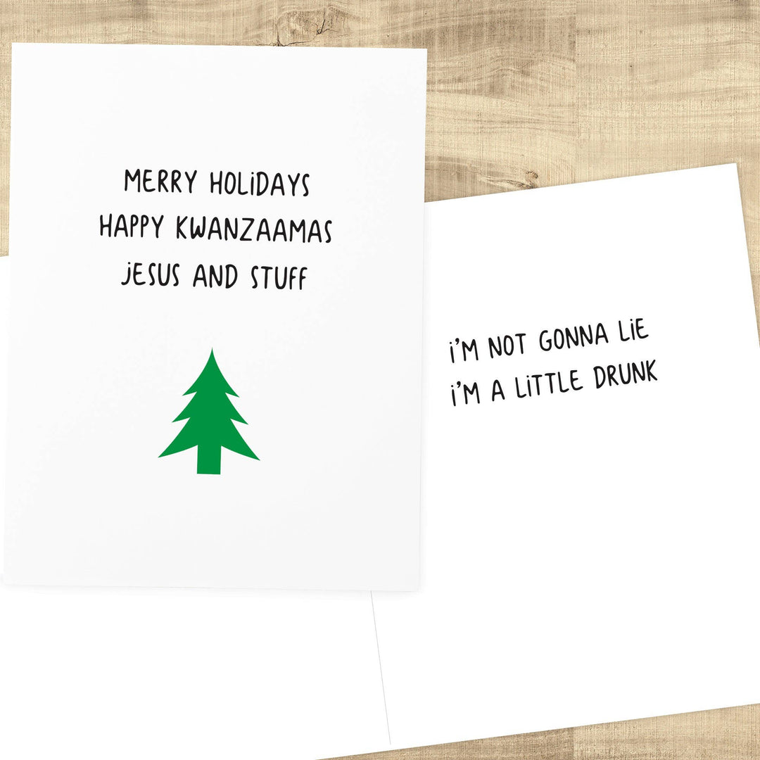 Drunk Holidays Card